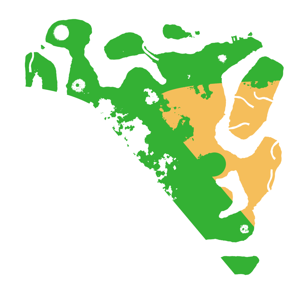 Biome Rust Map: Procedural Map, Size: 3500, Seed: 1196628077