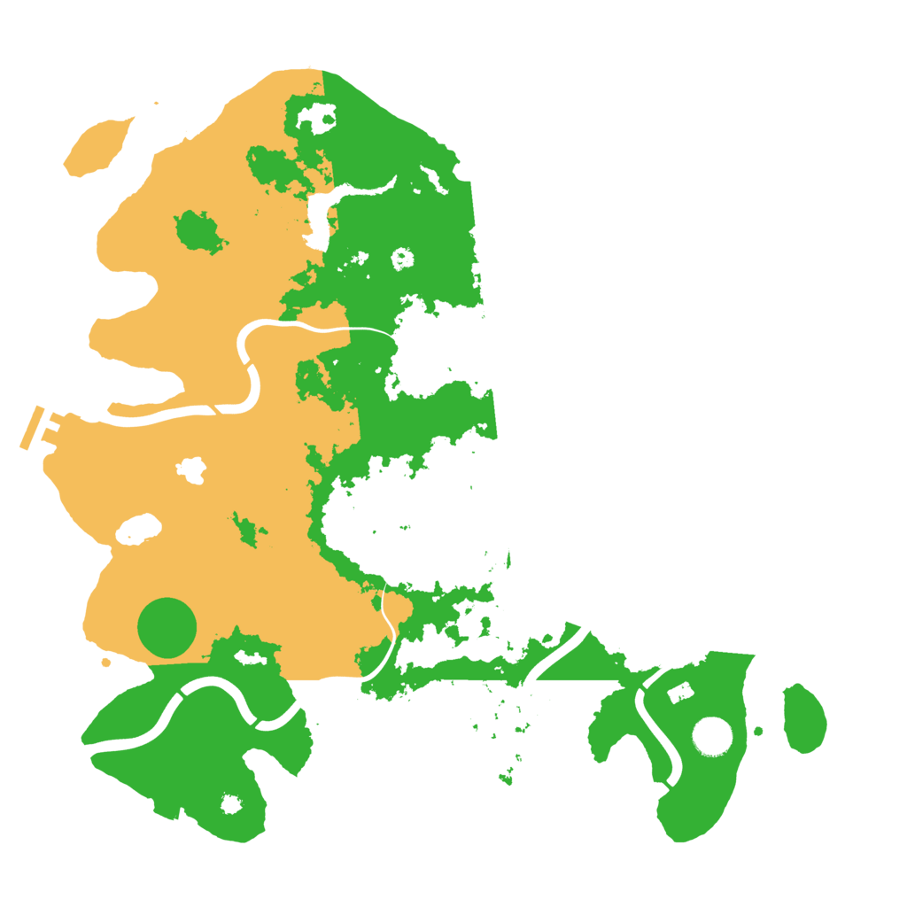 Biome Rust Map: Procedural Map, Size: 4050, Seed: 1957551788