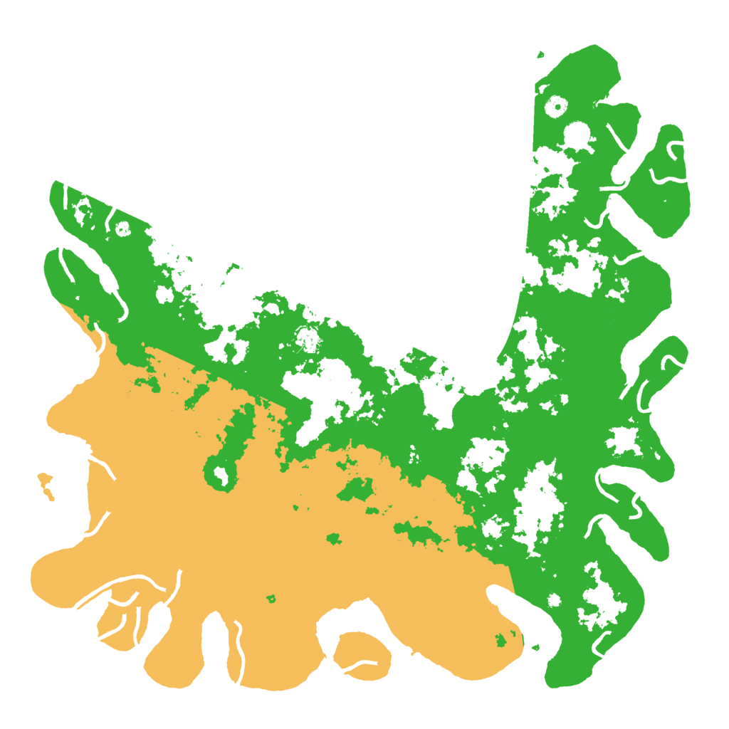 Biome Rust Map: Procedural Map, Size: 5000, Seed: 673265434