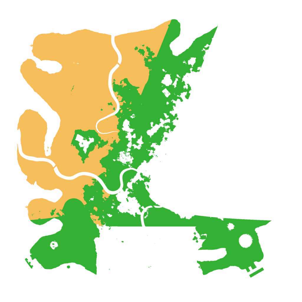 Biome Rust Map: Procedural Map, Size: 3950, Seed: 1818551891