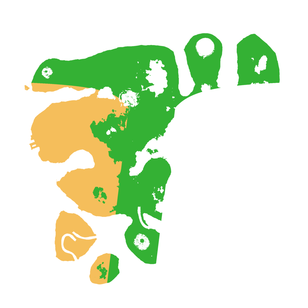 Biome Rust Map: Procedural Map, Size: 3000, Seed: 1223666433