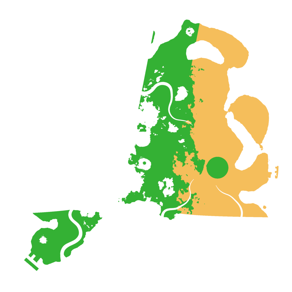Biome Rust Map: Procedural Map, Size: 3550, Seed: 562303