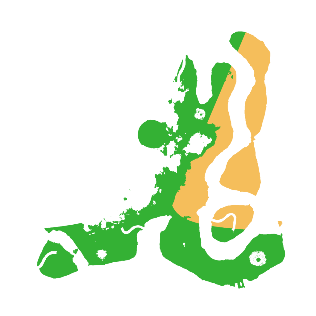 Biome Rust Map: Procedural Map, Size: 3000, Seed: 125638282