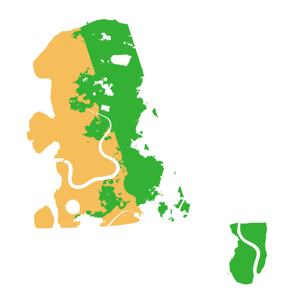 Biome Rust Map: Procedural Map, Size: 3850, Seed: 654980297