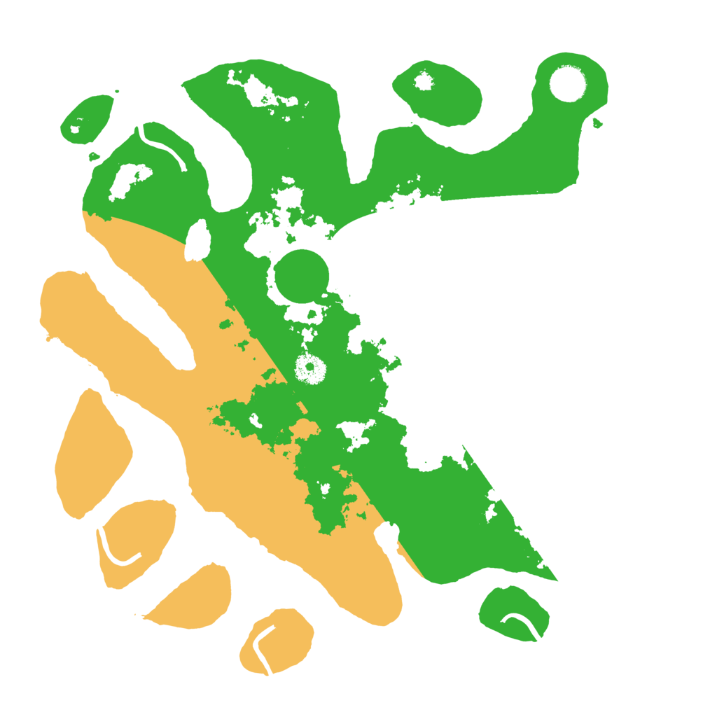 Biome Rust Map: Procedural Map, Size: 3500, Seed: 910131