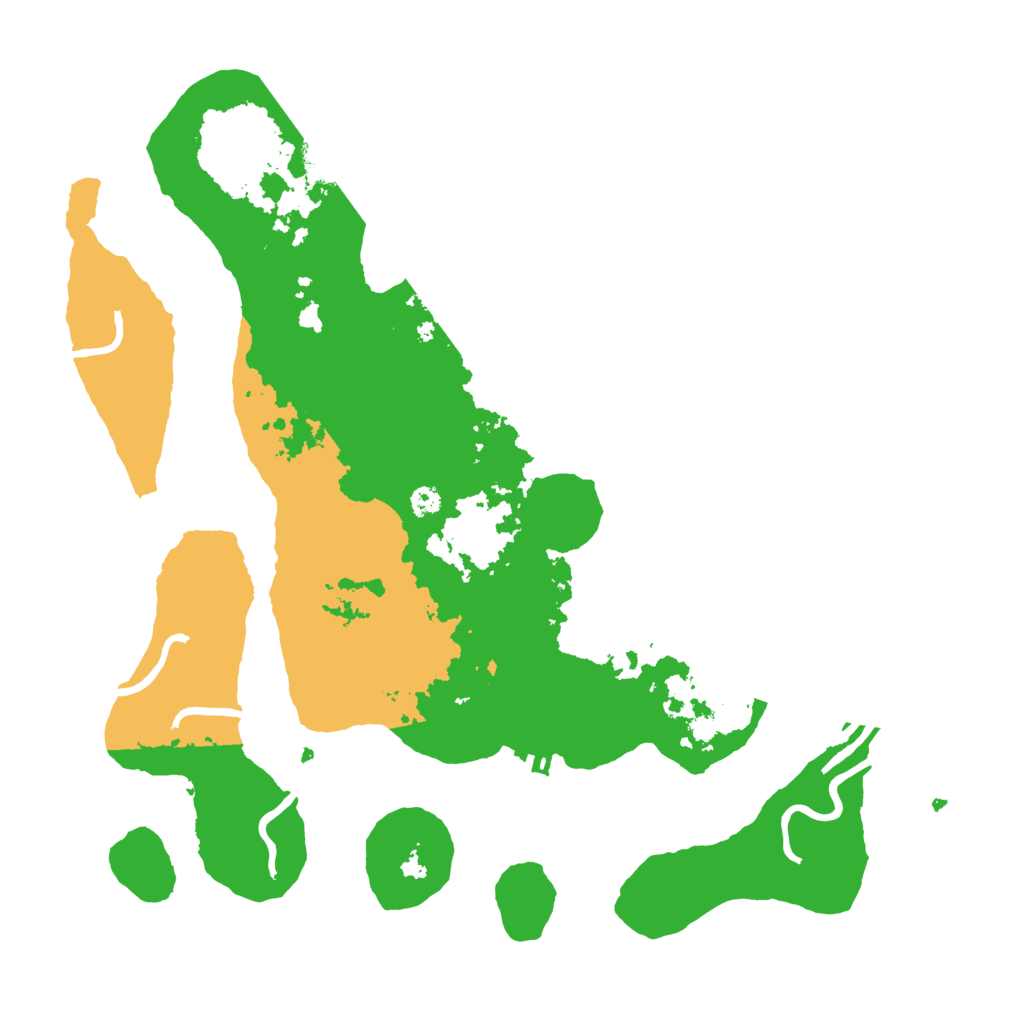 Biome Rust Map: Procedural Map, Size: 3500, Seed: 1391836994
