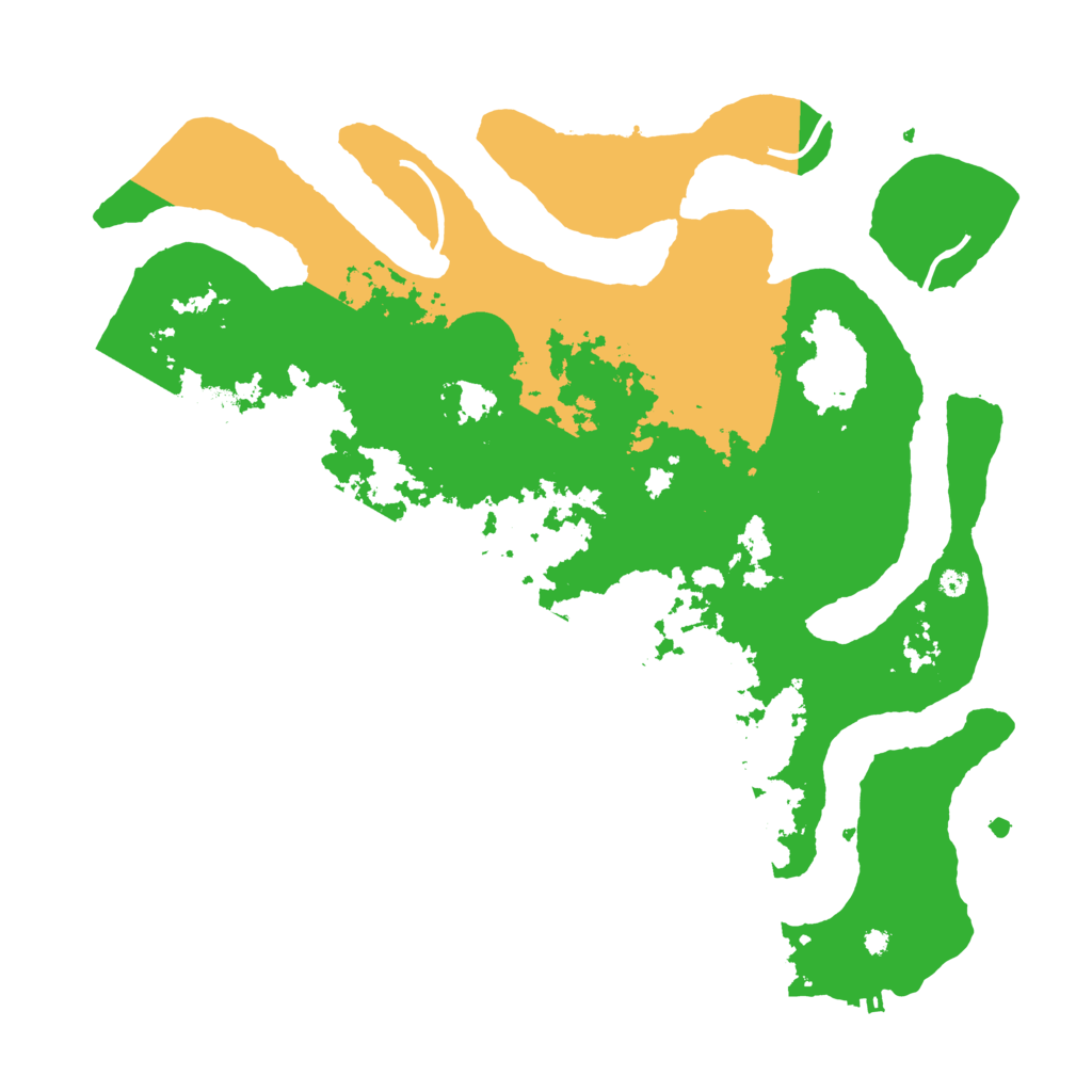 Biome Rust Map: Procedural Map, Size: 4000, Seed: 42435