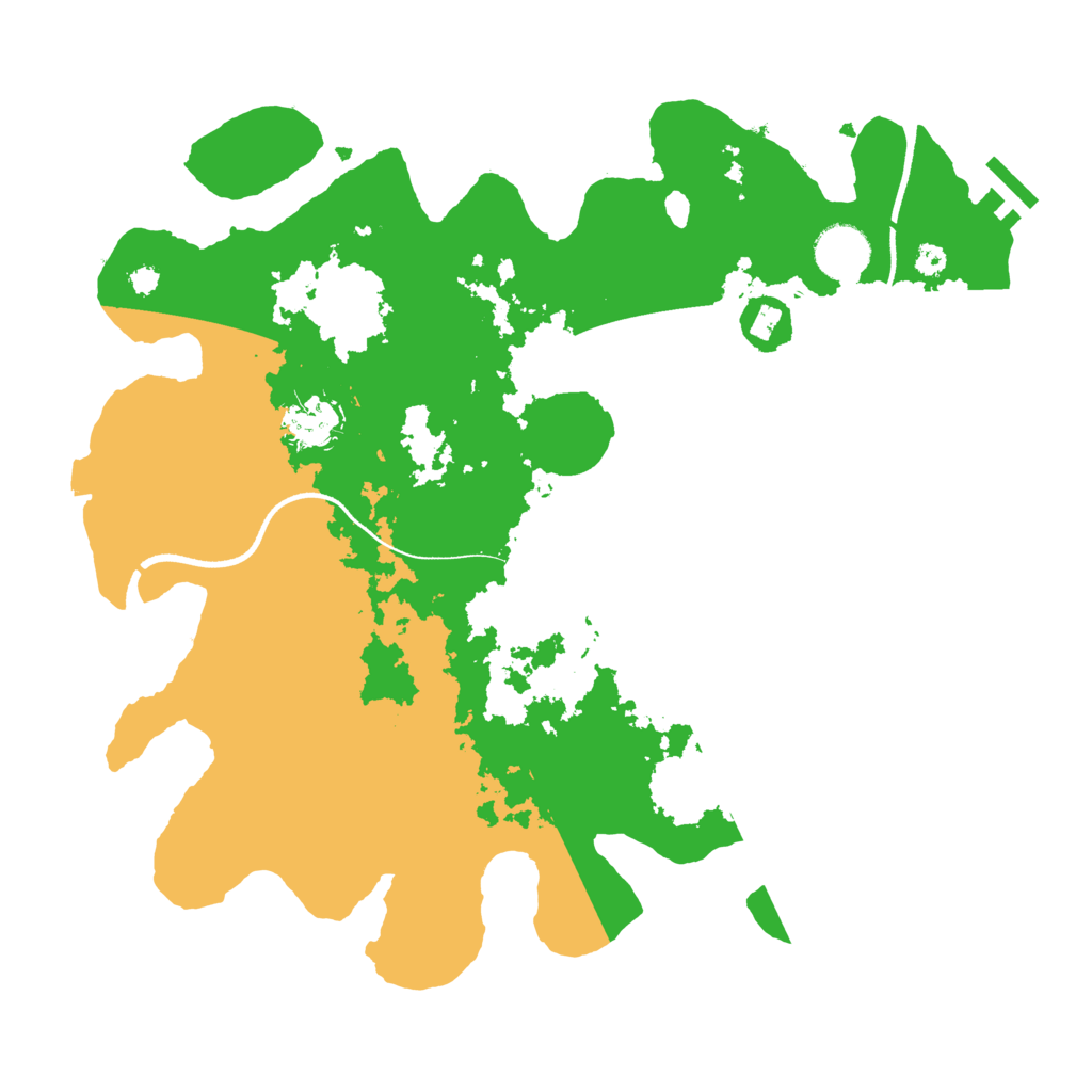 Biome Rust Map: Procedural Map, Size: 3500, Seed: 711883653