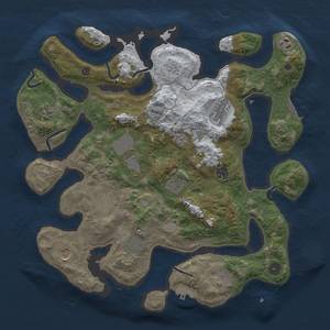 Thumbnail Rust Map: Procedural Map, Size: 4000, Seed: 179790, 20 Monuments