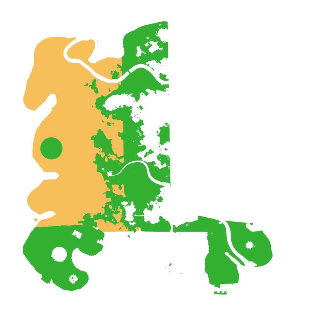 Biome Rust Map: Procedural Map, Size: 3700, Seed: 2147483644