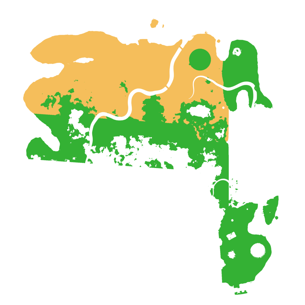 Biome Rust Map: Procedural Map, Size: 3700, Seed: 1065465012