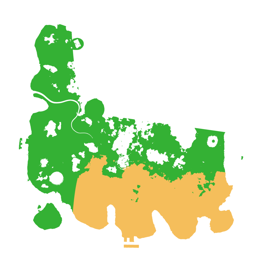Biome Rust Map: Procedural Map, Size: 3550, Seed: 1087996368