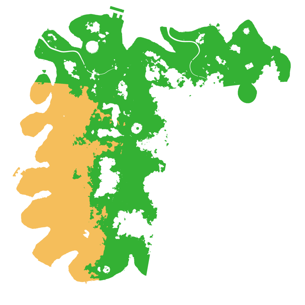 Biome Rust Map: Procedural Map, Size: 4300, Seed: 4665865