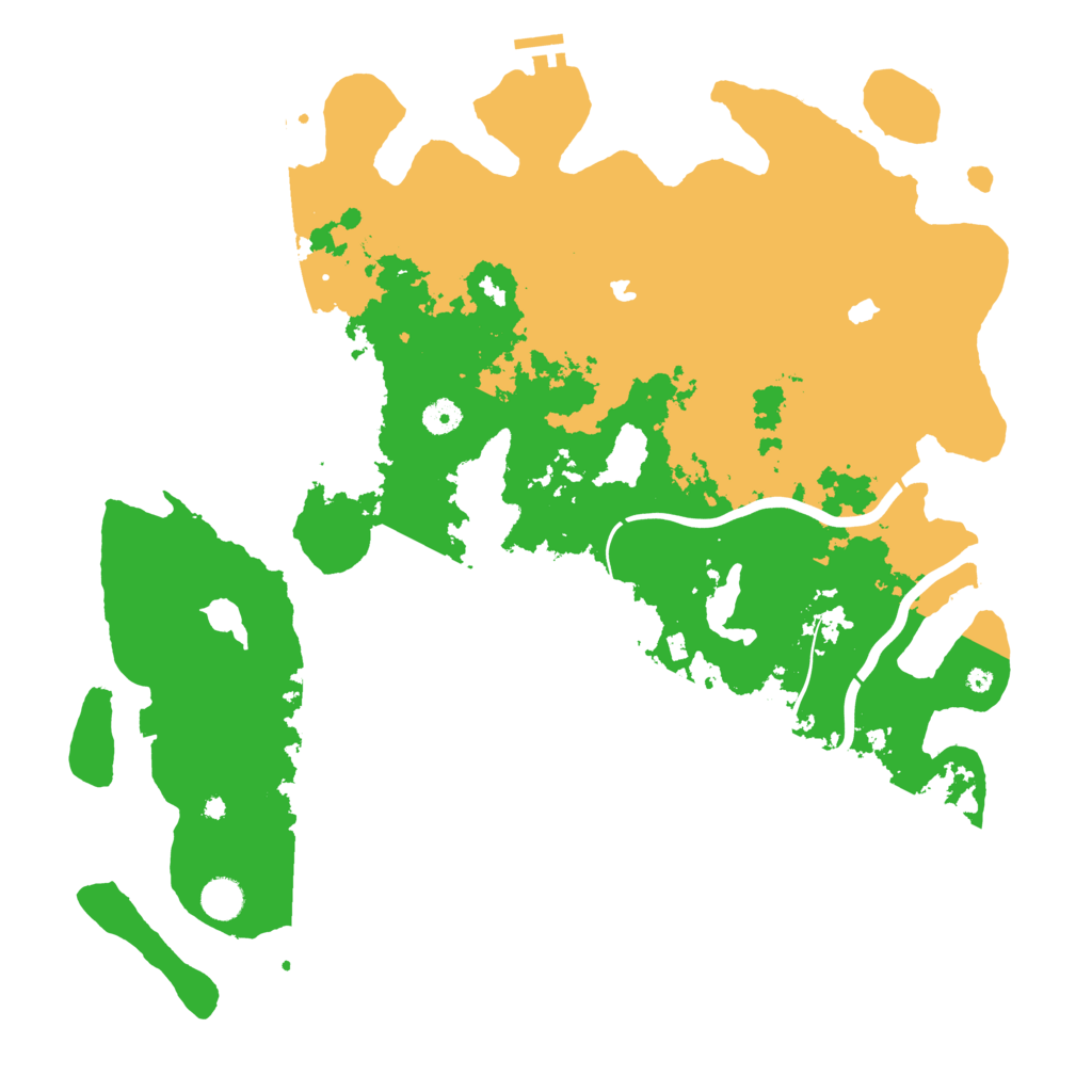 Biome Rust Map: Procedural Map, Size: 4500, Seed: 148945613
