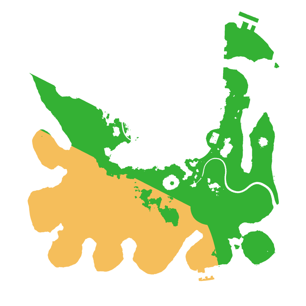 Biome Rust Map: Procedural Map, Size: 3000, Seed: 1768409066