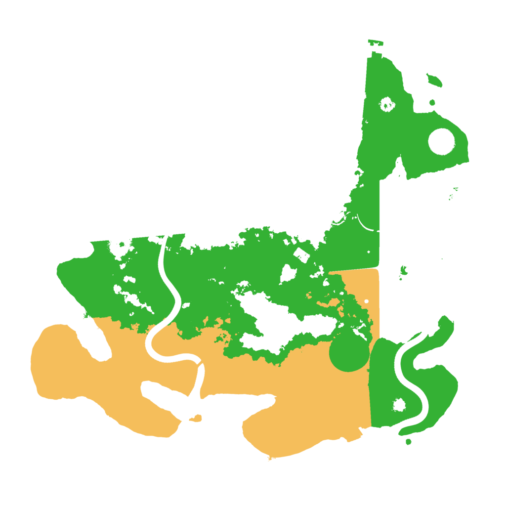 Biome Rust Map: Procedural Map, Size: 3500, Seed: 6388630
