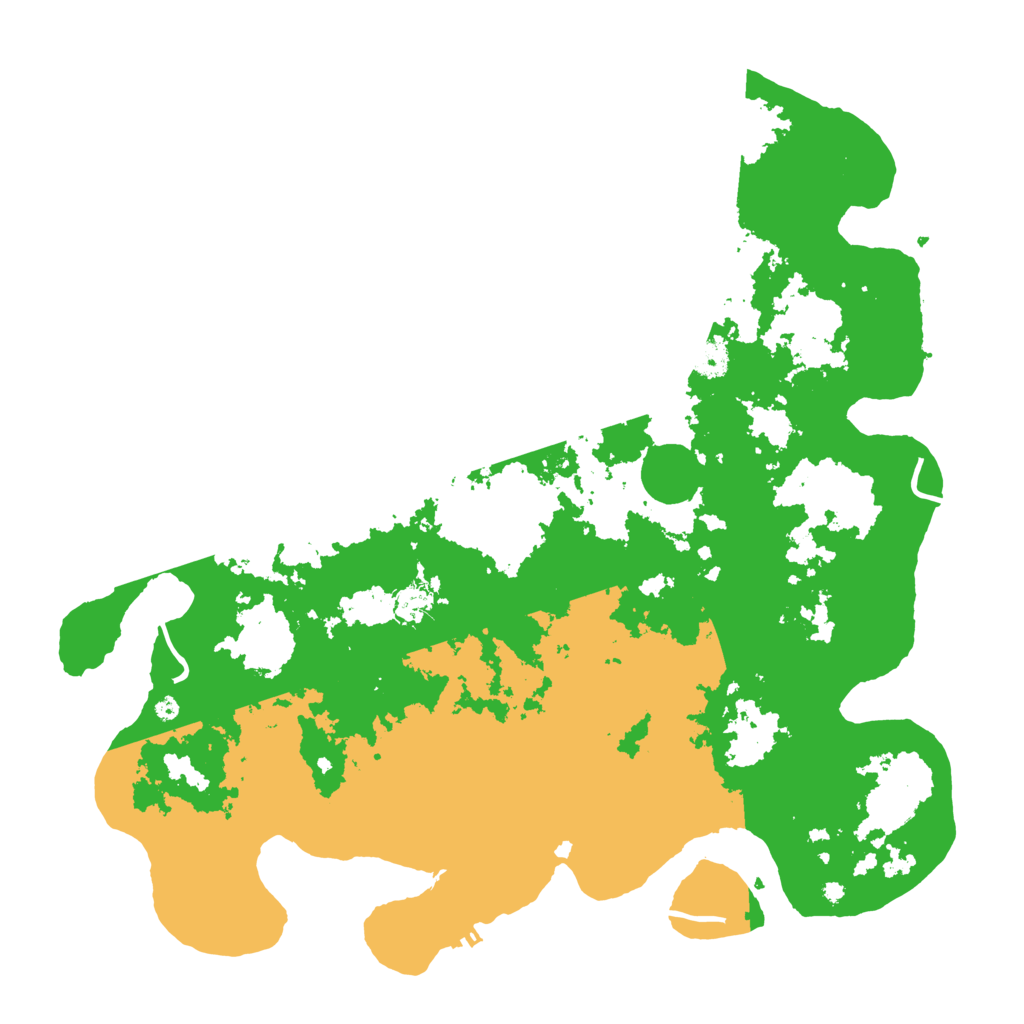 Biome Rust Map: Procedural Map, Size: 4500, Seed: 1008054646