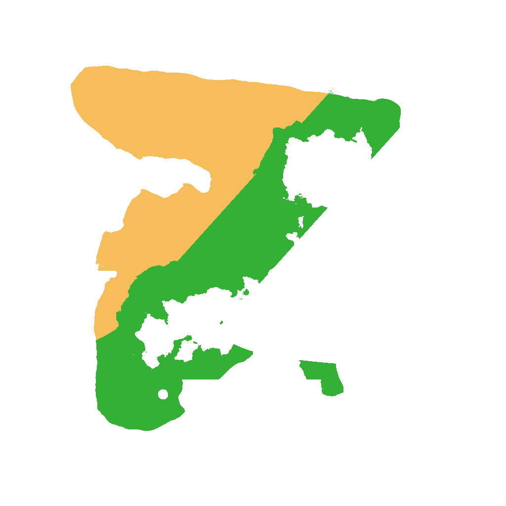 Biome Rust Map: Procedural Map, Size: 1500, Seed: 113498799