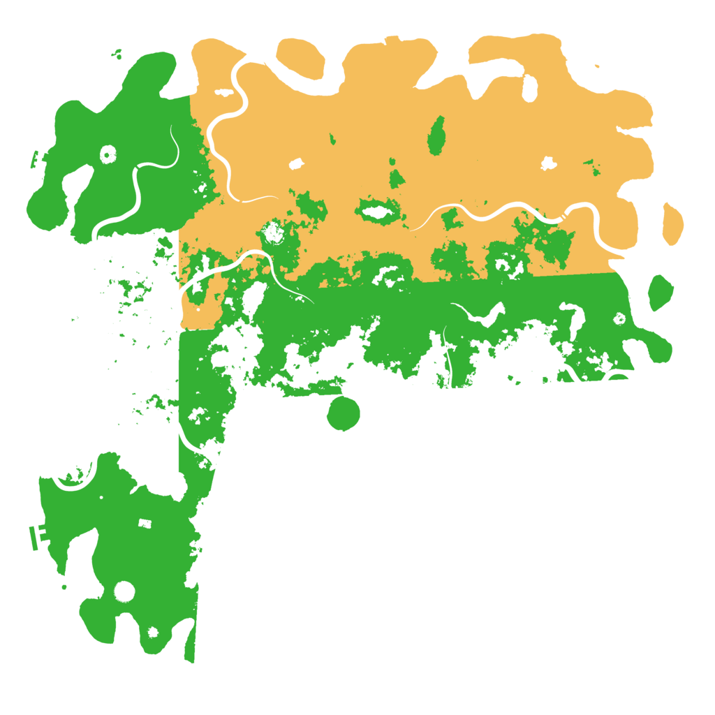 Biome Rust Map: Procedural Map, Size: 6000, Seed: 1989