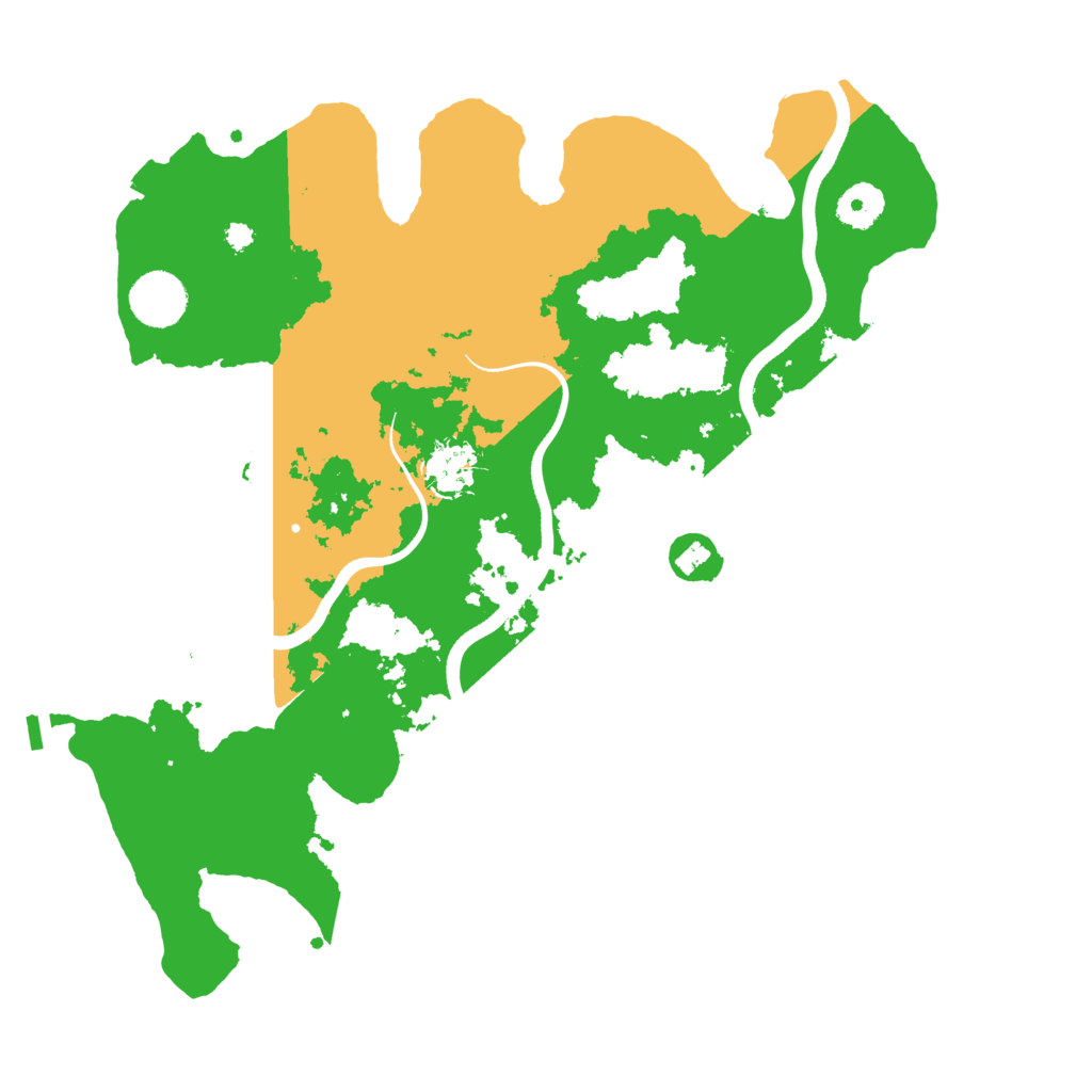 Biome Rust Map: Procedural Map, Size: 3600, Seed: 20