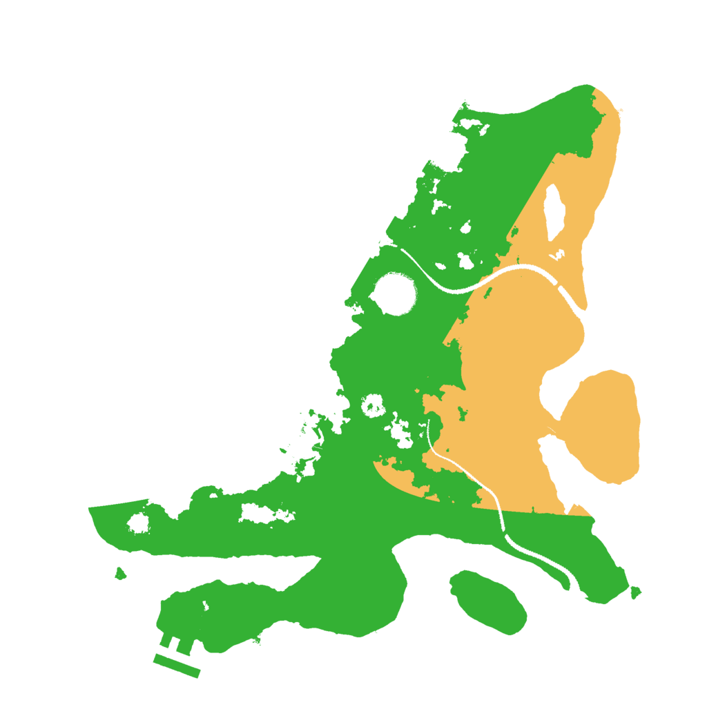 Biome Rust Map: Procedural Map, Size: 3000, Seed: 1543340511