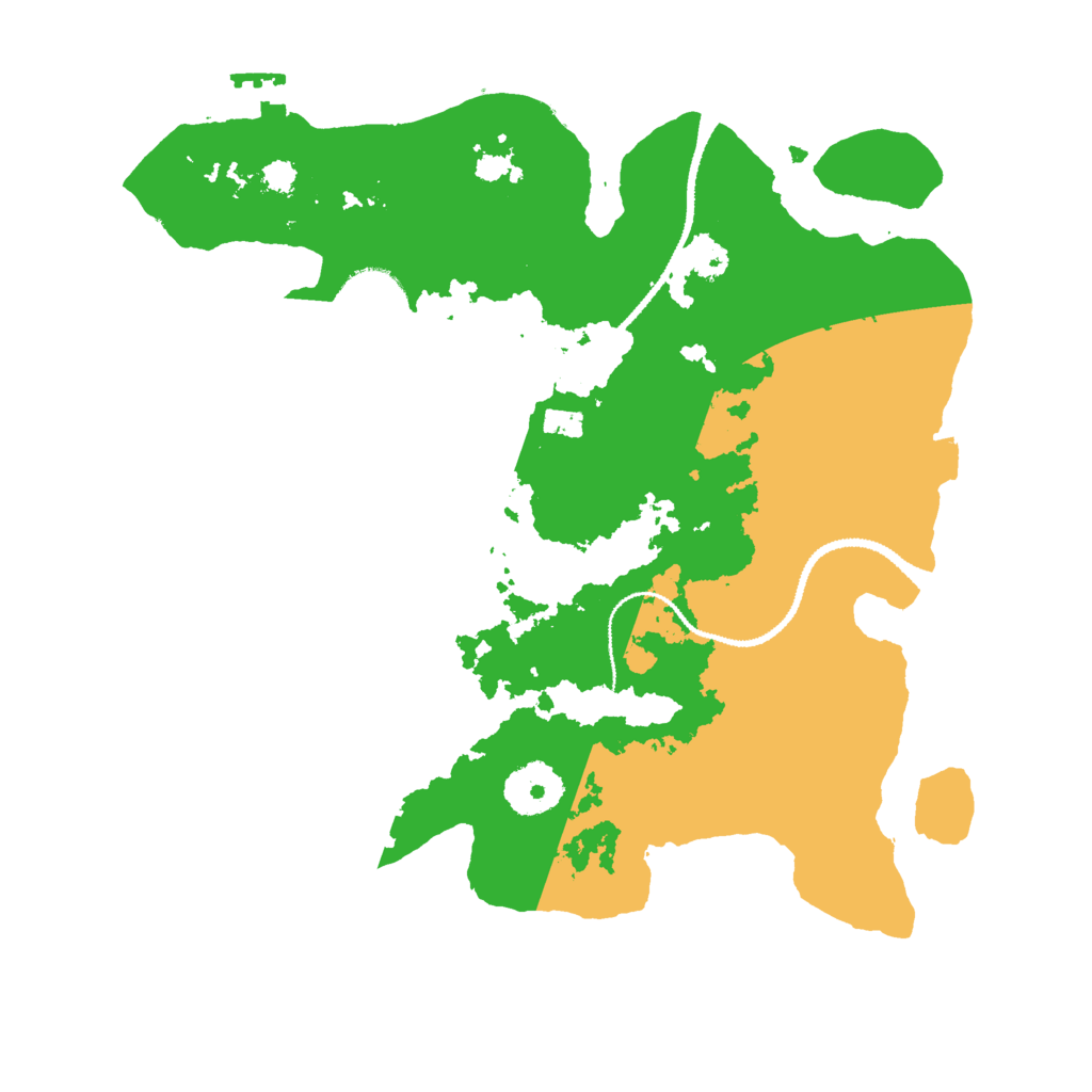 Biome Rust Map: Procedural Map, Size: 3000, Seed: 65129282