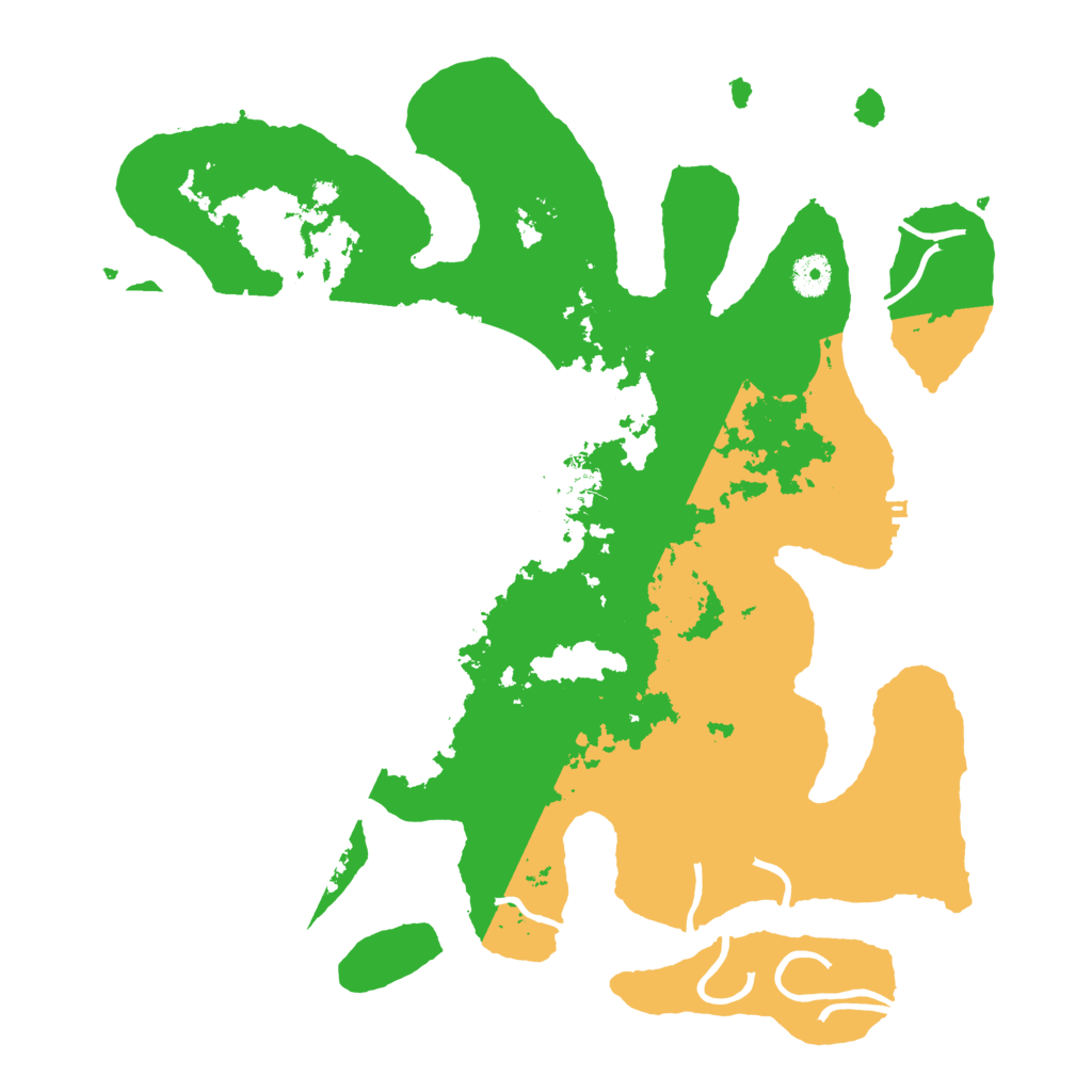 Biome Rust Map: Procedural Map, Size: 4000, Seed: 125