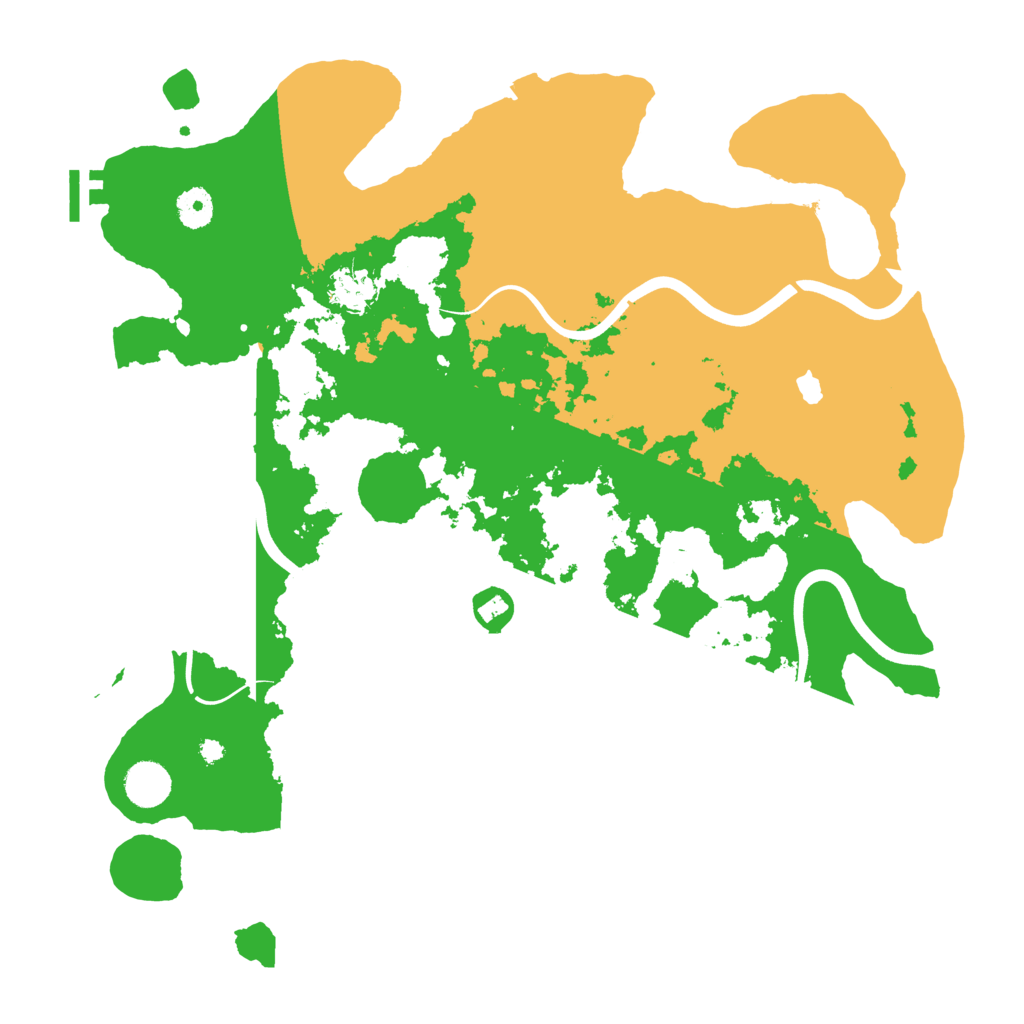 Biome Rust Map: Procedural Map, Size: 4000, Seed: 999