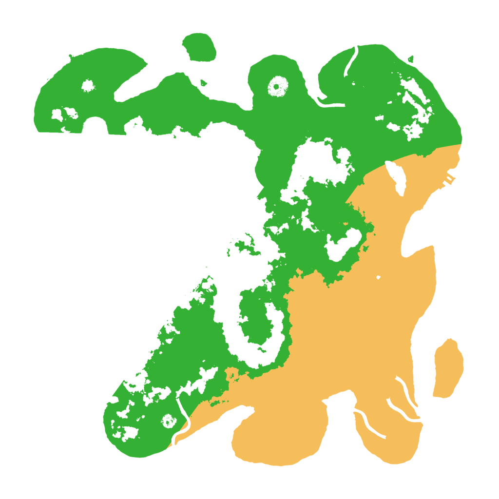 Biome Rust Map: Procedural Map, Size: 3671, Seed: 2707