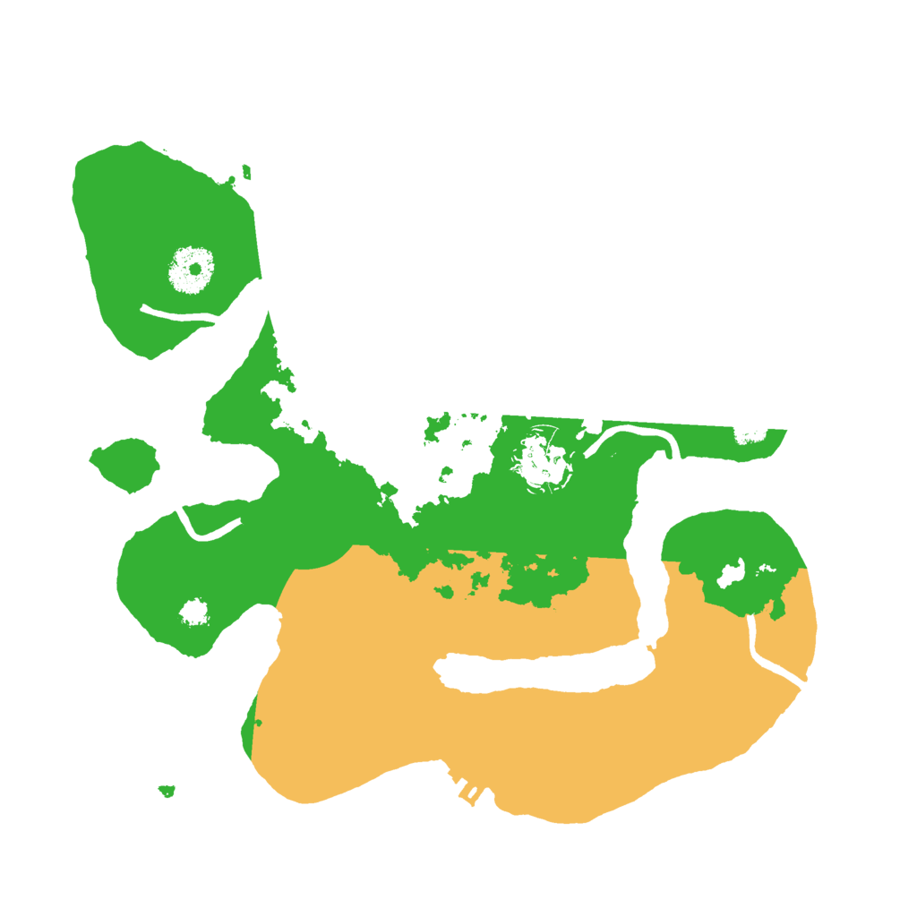 Biome Rust Map: Procedural Map, Size: 3000, Seed: 318494276