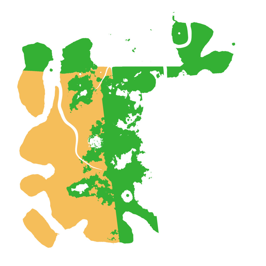 Biome Rust Map: Procedural Map, Size: 3500, Seed: 1779352111