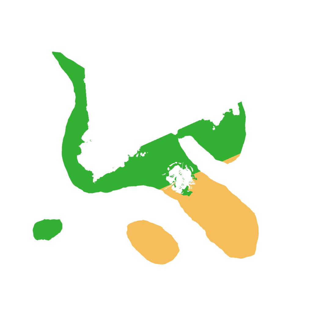 Biome Rust Map: Barren, Size: 2000, Seed: 2433