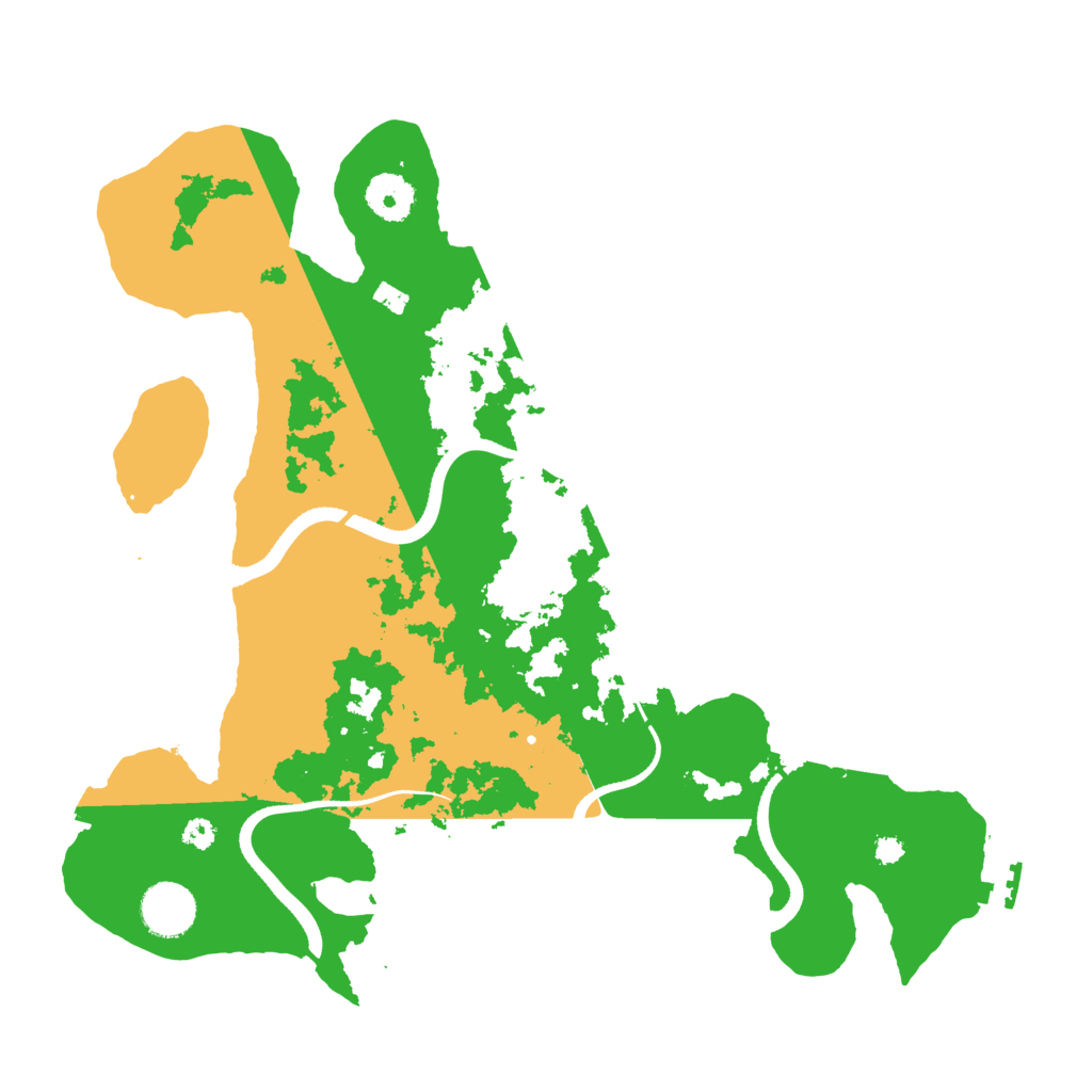 Biome Rust Map: Procedural Map, Size: 3501, Seed: 1813