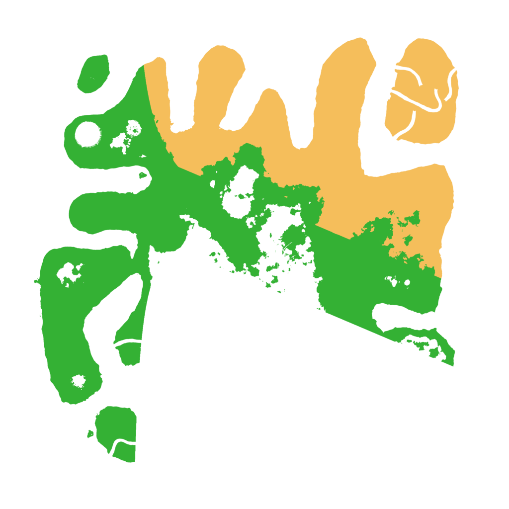 Biome Rust Map: Procedural Map, Size: 3500, Seed: 23331301