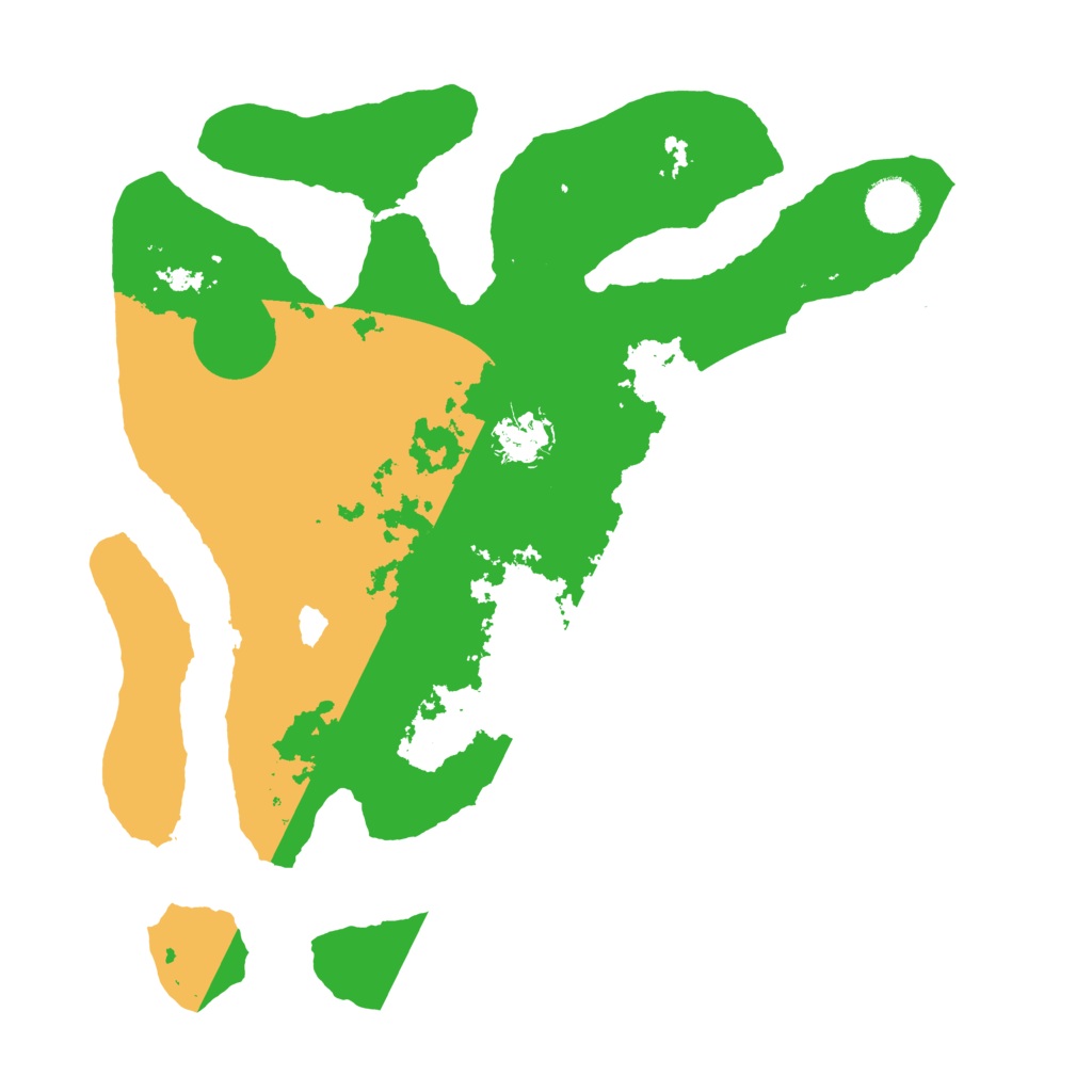 Biome Rust Map: Barren, Size: 3500, Seed: 10