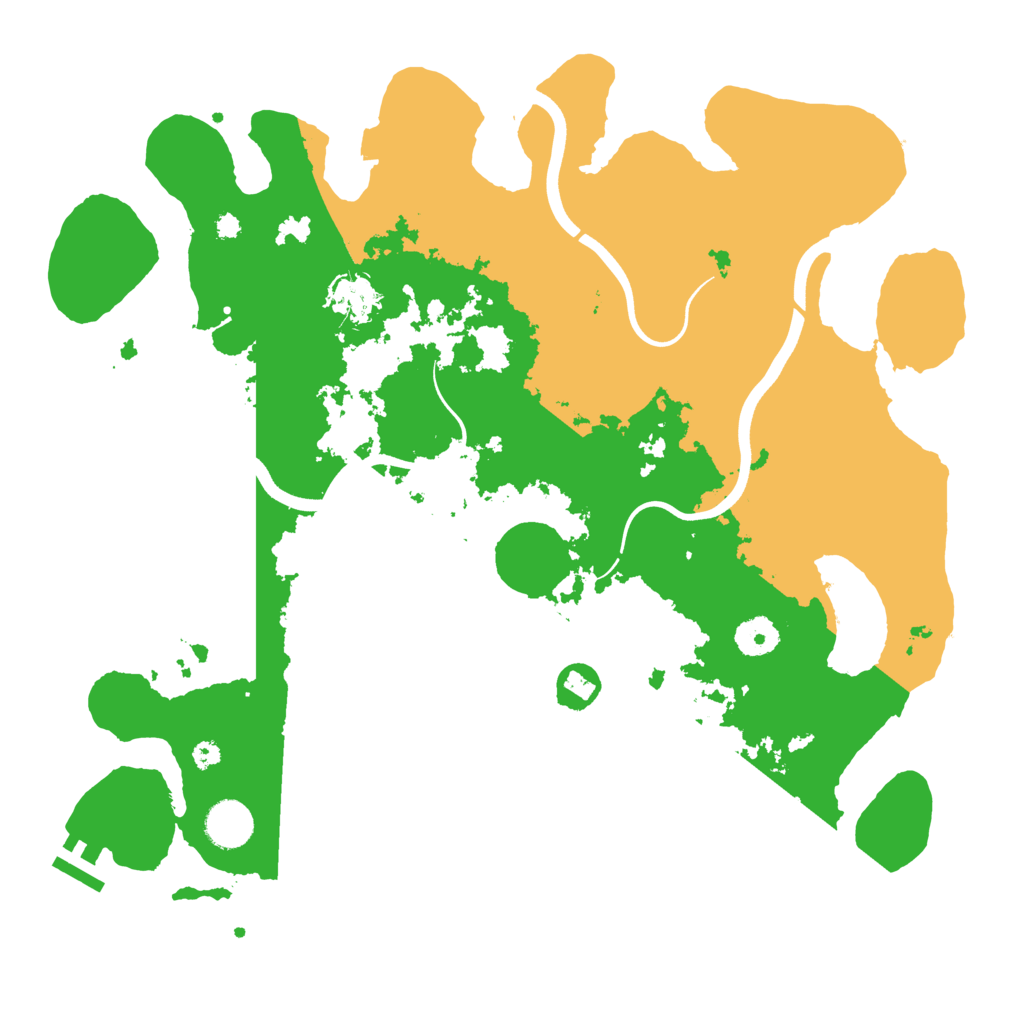 Biome Rust Map: Procedural Map, Size: 3750, Seed: 859496563