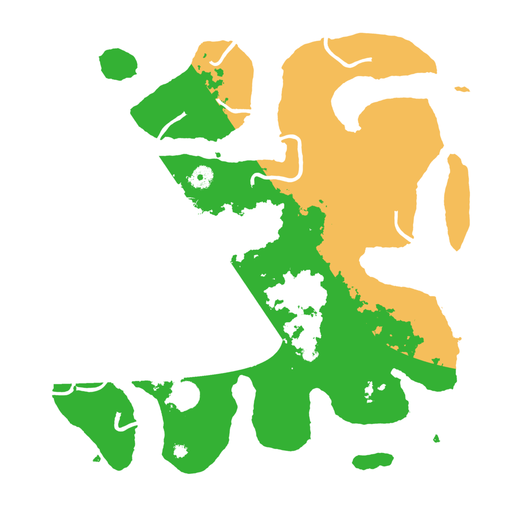 Biome Rust Map: Procedural Map, Size: 3500, Seed: 1730608677