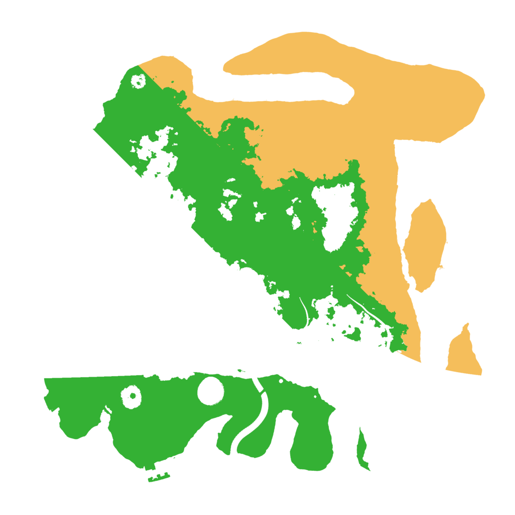 Biome Rust Map: Procedural Map, Size: 3550, Seed: 896753