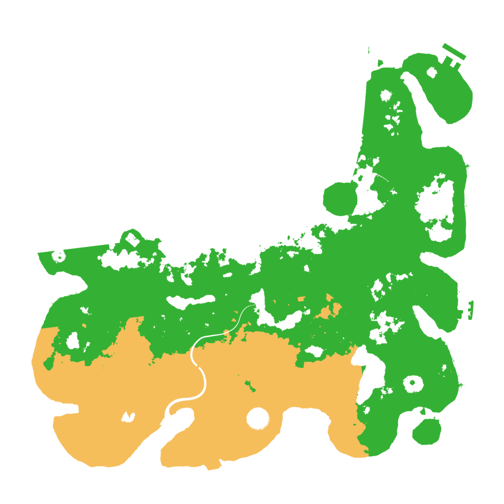 Biome Rust Map: Procedural Map, Size: 4000, Seed: 2097100