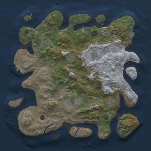Thumbnail Rust Map: Procedural Map, Size: 3800, Seed: 1337, 17 Monuments