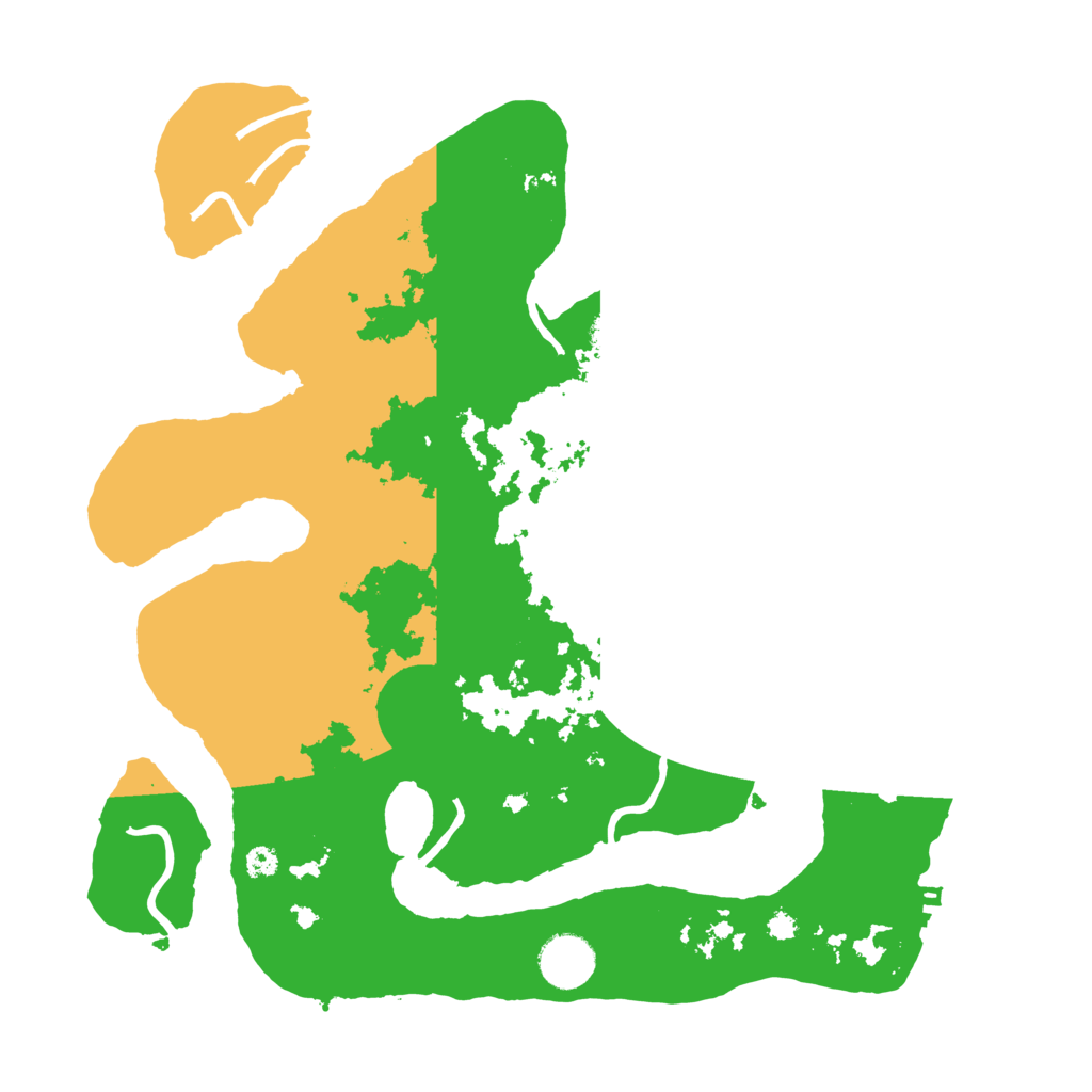 Biome Rust Map: Procedural Map, Size: 3500, Seed: 6175051