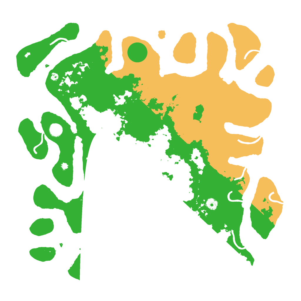 Biome Rust Map: Procedural Map, Size: 4000, Seed: 463711