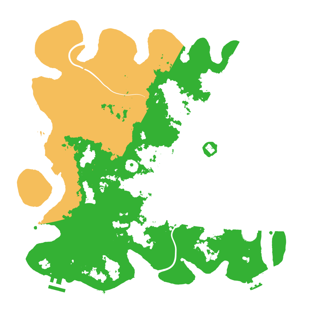 Biome Rust Map: Procedural Map, Size: 3700, Seed: 1837598595