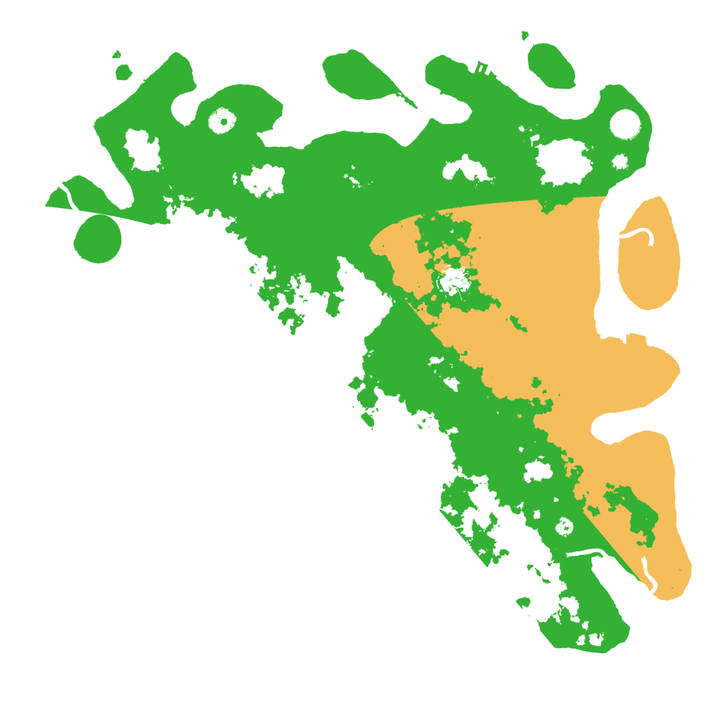 Biome Rust Map: Procedural Map, Size: 4250, Seed: 110111