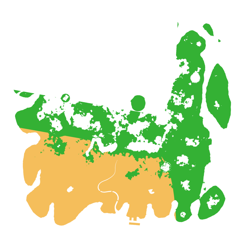 Biome Rust Map: Procedural Map, Size: 4500, Seed: 241110758