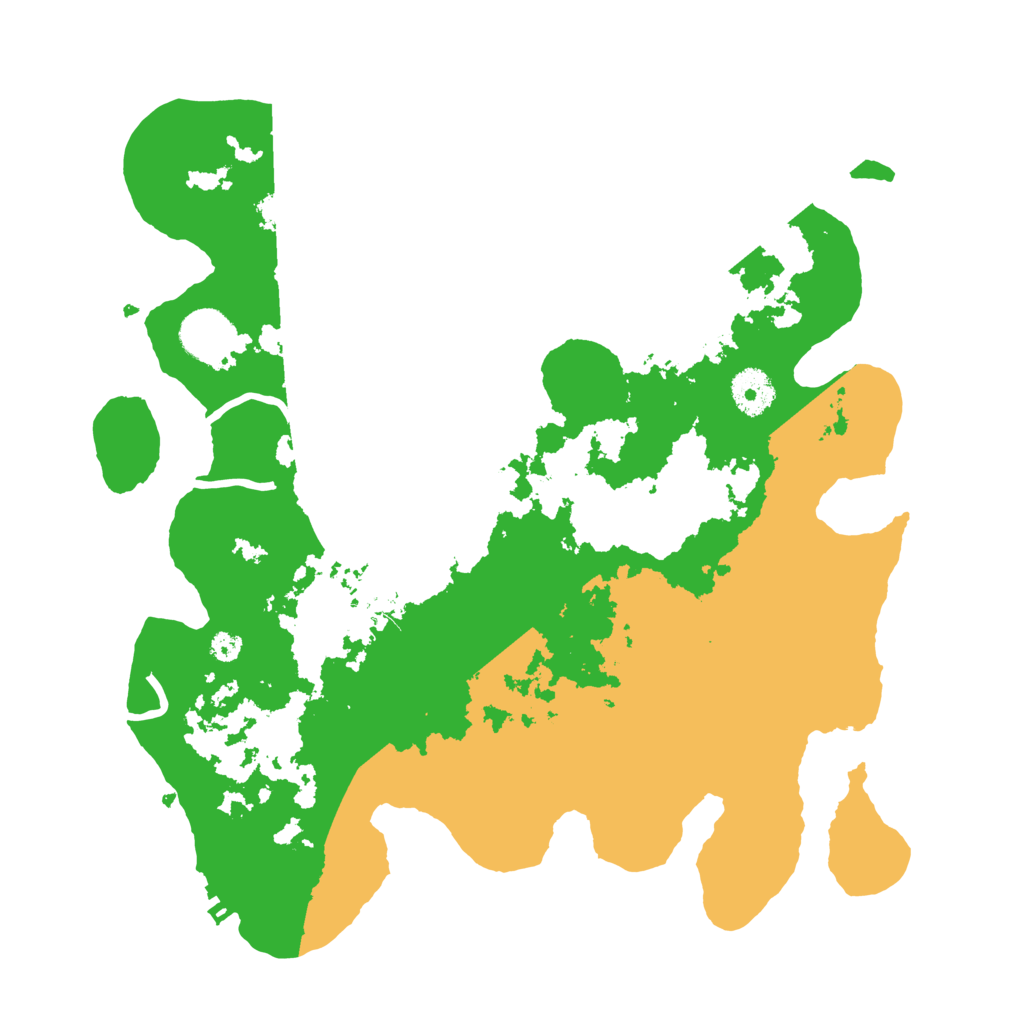 Biome Rust Map: Procedural Map, Size: 3500, Seed: 177207916