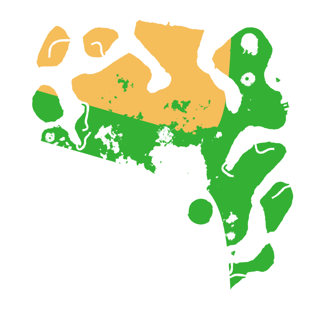 Biome Rust Map: Procedural Map, Size: 3500, Seed: 1925158830