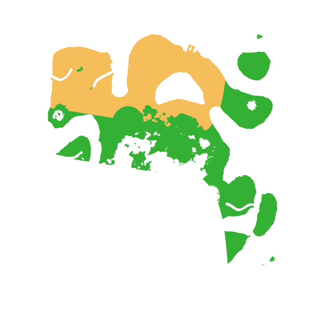 Biome Rust Map: Procedural Map, Size: 3000, Seed: 162182