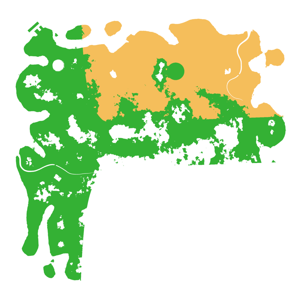 Biome Rust Map: Procedural Map, Size: 4600, Seed: 121738889