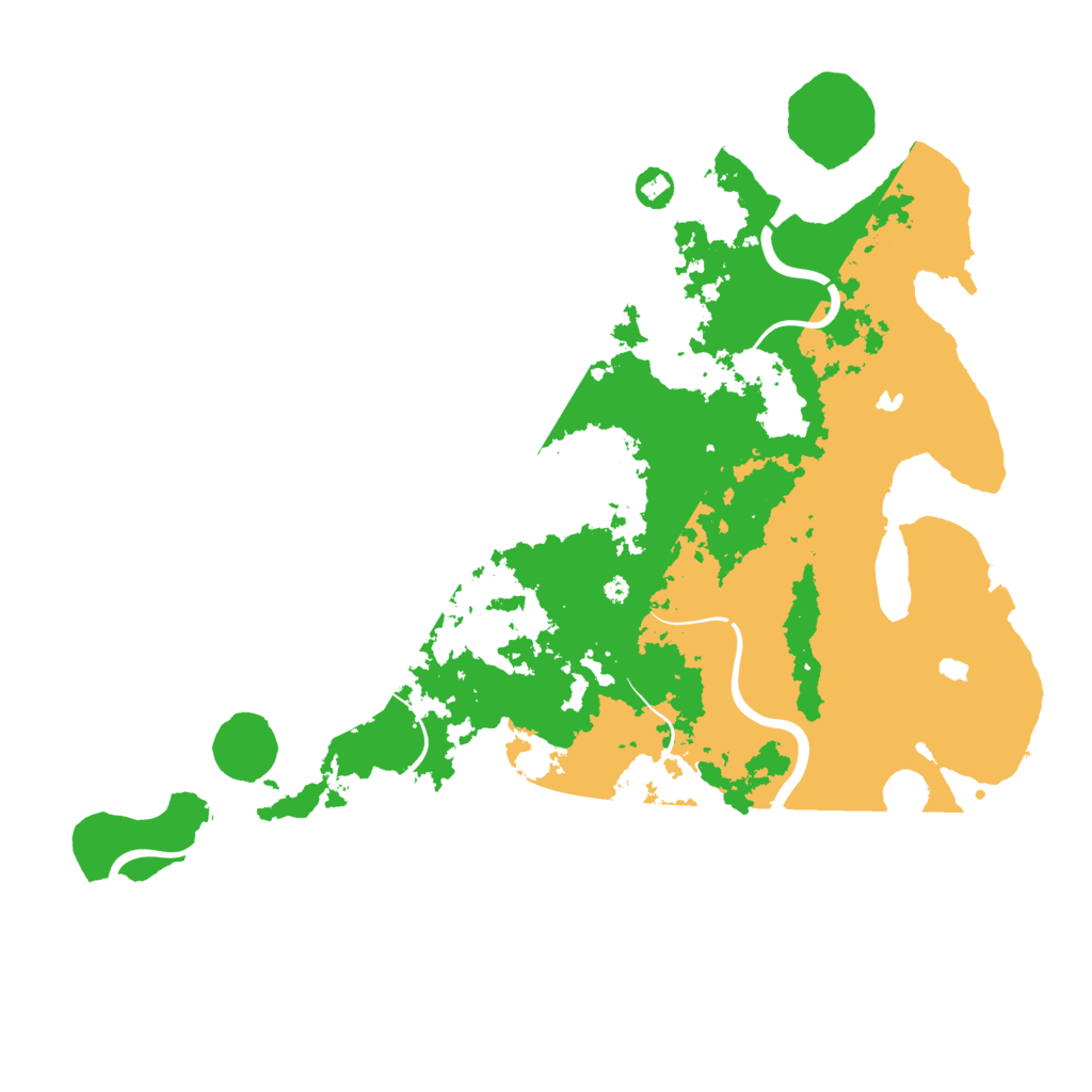 Biome Rust Map: Procedural Map, Size: 4500, Seed: 1543340511